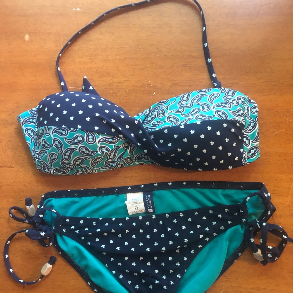 Sperry printed bikini